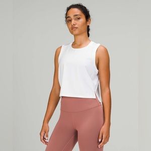 Lululemon Mesh Back Cropped Train Tank
